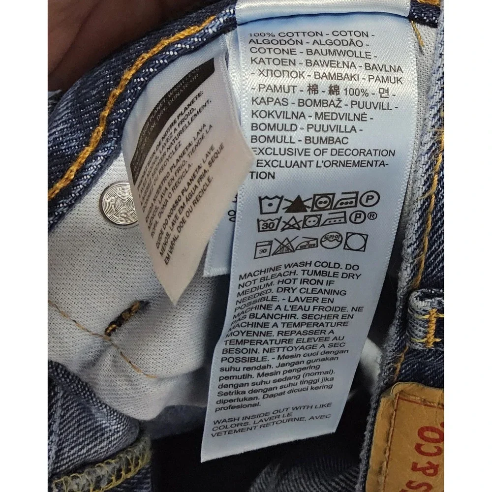 Levis Jeans Mens‎ Sz 40 x 35 36 NEW 550 Relaxed Fit Mid Blue Big & Tall Classic